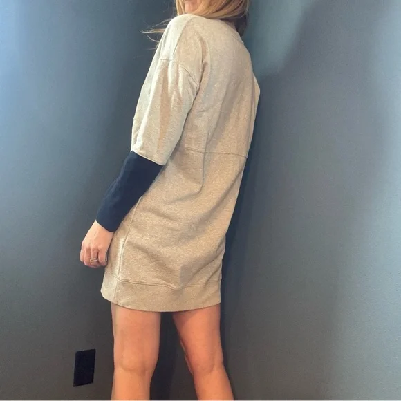 Madewell Jumpstart Oversize Sweatshirt Dress size Medium Armpit - Picture 6 of 12